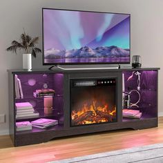 42027403214890 Electric Fireplace Modern, Fireplace Modern, Modern Entertainment Center, Farmhouse Tv Stand, Electric Fireplace Tv Stand, Wooden Tv Stands, Console Tv, Support Tv, Fireplace Tv Stand