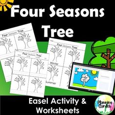 four seasons tree activity and worksheets