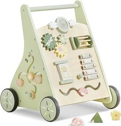 IMPROVE BABY'S DEVELOPMENT SKILLS Wooden Baby Walker, Exercise Hand, Natural Baby Toys, Our Greatest Adventure, Pull Toys, Push And Pull, Architecture Design Drawing, Pushes And Pulls