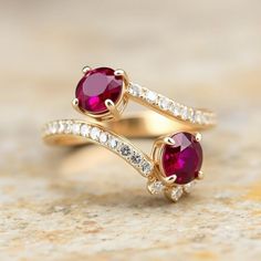 Adjustable Gold Ruby Ring - 14k Gold Ruby Diamond Ring - Diamond Adjustable Ring - Vintage Ruby Ring - Engagement Ruby Ring - Gift For Her GEMSTONE DETAILS : ✦ Gemstone : Natural Ruby ✦ Gemstone Size : 7 mm ✦ Gemstone Shape : round ✦ Number of Gemstones : 2 ✦ Gemstone Weight : 1.40 Carat ✦ Gemstone Grade : AAA DIAMOND DETAILS : ✦ Diamond Type : Natural ✦ Diamond Size : 1.5 MM ✦ Diamond Color : G-H ✦ Diamond Clarity : Slightly included ✦ Diamond Cut : Excellent ✦ Diamond Weight : 0.60 Carat METAL Real Emerald Necklace, Ruby Ring Engagement, Vintage Ruby Ring, Mens Emerald Rings, Gold Ruby Ring, Rubin Ring, Ruby Ring Vintage, Ruby Diamond Ring, Ruby Ring Gold