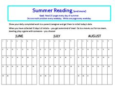 **PRINTABLE- Digital Download Download once-- use over and over again! This file includes 3 pages: Summer reading log Summer accountability chart with every day of summer accounted for "My Perfect Summer Day" worksheet Use this summer packet to have a little bit of structure and prevent summer slide, while still having a relaxing laid-back summer. If your children use these tools, it should prevent summer slide and even boost them for the start of the new school year. For many kids, 20 pages of Accountability Chart, Summer Organization, Summer Reading Log, Perfect Summer Day, Summer Slide, Reading Log, Math Problems, The New School