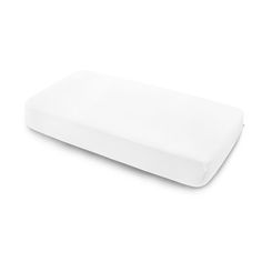 a white pillow on a white background