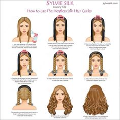 Dipped Hair, Middle Hair, Heatless Curling, Healthy Hair Routine, Boxer Braids, Long Lasting Curls, Silk Hair