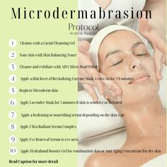 Types Of Facials Spas, Steps Of A Facial, Microdermabrasion Facial Steps, Microderm Facial, Extractions Facial, Facial Protocol, Microdermabrasion At Home, Aha Toner