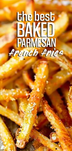 the best baked parmesan french fries