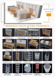 the instructions for how to build an outdoor storage area with wood shelves and shelving