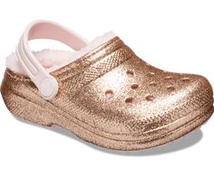 Toddler Classic Lined Glitter Clog - Crocs Girls Clogs, Glitter Girl, Slippers For Girls, Cozy Fits, These Girls