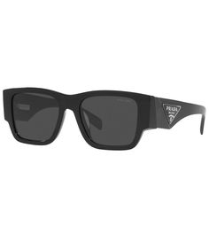 From Prada&#x2C; the Men's 54mm Rectangle Sunglasses feature:Rectangle shapeAcetate frameStandard plastic lensRx-ableNon polarized  Imported. Prada Glasses Men, Black Sunglasses Aesthetic Men, Prada Sunglasses Mens, Mens Shades Sunglasses, Louis Vuitton Glasses, Prada Glasses, Shades Sunglasses, Prada Sunglasses, Dad Gifts