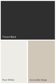 the different shades of black and white in this color scheme are shown on top of each other