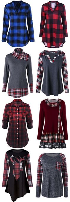 Plus Size Plaid Shirt, Stylish Tops Fashion, Darrin Jones, Design Moda, Plaid Shirts, Plaid Top, September 17, Trendy Plus Size Clothing, Twitch Tv