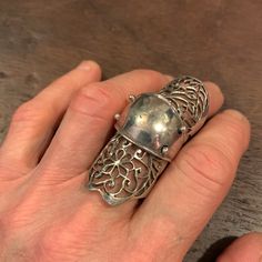 Unmarked As Many Of My Pieces Are Handcrafted By Local Artisans From Years Ago. Guaranteed As Always! Texas Chainsaw, Knuckle Rings, Make Color, Local Artisans, Jewelry Inspo, Chainsaw, Womens Jewelry Rings, Hand Made, Texas