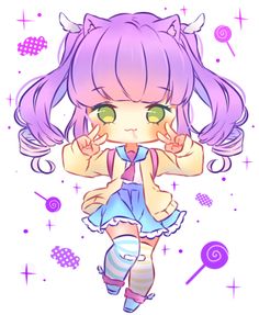 Cute Anime Drawings, Hyanna Natsu, Chibi Girl Drawings, Aphmau Fan Art, Mega Pokemon, Chibi Anime Kawaii, Chibi Art, Chibi Girl