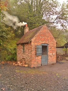 Black Country Museum, Stone Cabin, Small Town Living, House Shed, Cottage Inspiration, Urban Homesteading, Gnome House, Tiny House Decor