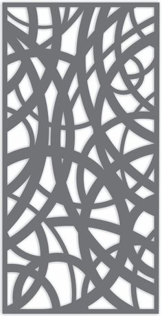 a cutout with circles and lines in grey on a white background, the pattern has been