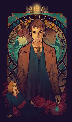 the tenth doctor who is depicted in this poster