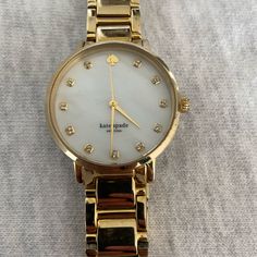 Kate Spade Gold Watch Kate Spade Watch, Kate Spade Accessories, Cool Watches, Gold Watch, Accessories Watches, Kate Spade, Women Accessories, Gold, Women Shopping