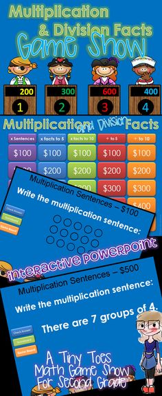 an info sheet with numbers and symbols for the game, which includes four different levels