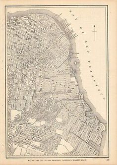 an old map of the city of new york