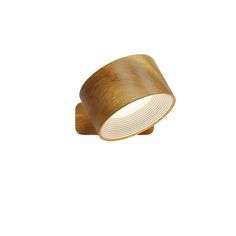 a wooden light fixture on a white background