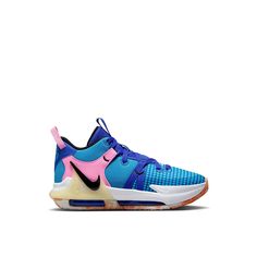 the nike kd trey is available in blue and pink