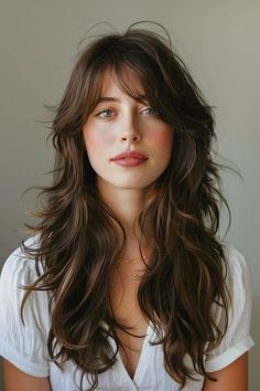 23 Elegant Long Layered Haircuts to Enhance Straight Hair Chic Haircut, Haircuts With Bangs, Makati, Layered Haircuts