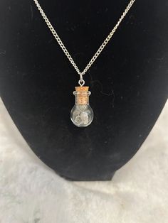 quartz filled vial handmade necklace super cute for lovers of gemstones Vial Necklace, Pleasant Grove, Crystal Necklaces, Handmade Necklace, For Lovers, Handmade Necklaces, Crystal Necklace, Jewelry Necklaces, Hand Made