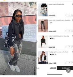 Cute Everyday Outfits Shein, Shein Outfits Inspo Black Women, Shien Clothes Outfits Winter, Fall Outfits Black Women Shein, Shien Outfit Idea For Winter, Fall Shein Outfits, Manchester Outfit, Shein Outfits Fall 2023 Baddie