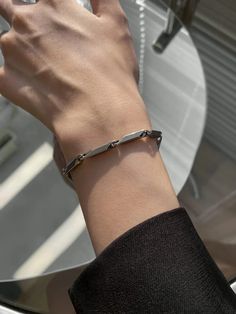 Free Returns ✓ Free Shipping✓. Fashionable and Popular Men Geometric Decor Bracelet Stainless Steel for Jewelry Gift and for a Stylish Look- Men Chain Bracelets at SHEIN. Hand Accessories Men, Stylish Bracelets For Men, Men Hand Bracelet, Masculine Accessories, Male Bracelets, Male Necklace, Guy Jewelry, Male Accessories, Male Jewelry