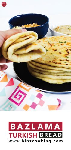 Bazlama Recipe - Greek Yogurt Turkish Flatbread Turkish Flat Bread, Turkish Flatbread, Flat Bread Recipe, Ramadan Recipes Iftar, Yogurt Bread, Popcorn Chicken Recipe, Karahi Recipe, Chicken Karahi, Indian Flat Bread