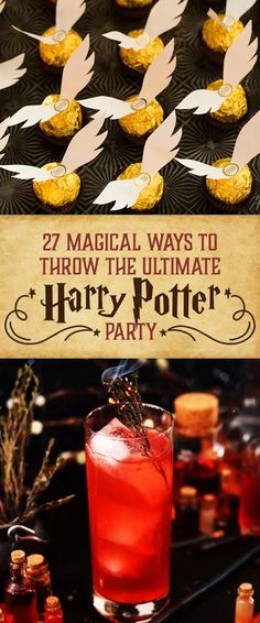 the harry potter party is going on and it's so fun to have some drinks