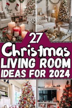 Christmas Decor Ideas Peppermint, Cozy Living Room Christmas Decor, Christmas Rooms Decorated, Christmas Book Stack Decor, Inside Christmas Decoration Ideas, Christmas Theme Decor Ideas, Christmas Sofa Table Decor, Decorating Shelves For Christmas