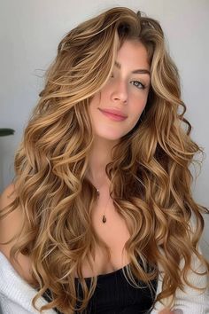 Dream Hairstyles, Sunkissed Hair, Hair Stayl, Beige Blonde Hair, Honey Blonde Hair Color, Layered Hair With Bangs, Color Balayage