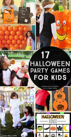 halloween party games for kids to play with