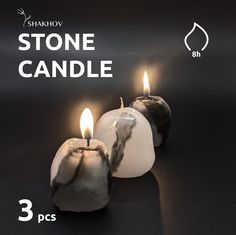 🌿 Discover the Elegance of Nature with Our Realistic Stone Candles! ✨ Be among the first to shop at our newly opened store and receive a special gift 🎁 with every box! Our Pebble Candle 🪨 collection combines beauty, craftsmanship, and sustainability to bring you unique, luxury candles 🕯️ inspired by natural stones. Each modern candle is carefully handcrafted, offering the perfect balance of style and function for any interior 🏡. Made from purified food-grade paraffin, these eco-friendly can Rock Candle, Modern Candle, Stone Candles, Eco Friendly Candles, Unique Candle, Modern Candles, Elegant Dinner, Candle Gift Set, Unique Candles