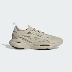 adidas by Stella McCartney Solarglide Shoes - Beige | Women's Running | adidas US Beige Adidas, Stella Mccartney Sneakers, Running Shoes Design, Feel Energized, Stella Mccartney Shoes, Adidas Primeknit, Adidas Shop, Adidas By Stella Mccartney, Stella Mccartney Adidas