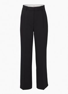 Aritzia Everyday Pant, Lululemon Dress Pants, Wilfred Effortless Pant, Aritzia Wilfred Pants, Black Womens Dress Pants, Ann Taylor Outfits 2022, Fitted Black Trousers, Aritzia Effortless Pant Outfit, Effortless Pants Aritzia Outfit