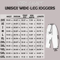 Joggers Mockup, All Over, Jogging, Mockup, Wide Leg, Size Chart, Digital Prints, Mock Up