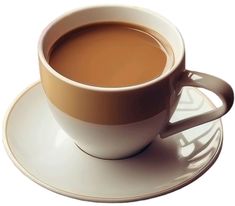 a cup of coffee is sitting on a saucer