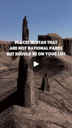 the words places in utah that are not national parks but should be on your list