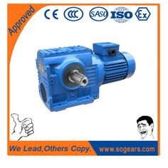 an electric gear pump with the words we lead others copy