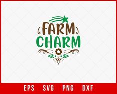 Farm Charm Ugly Christmas Pajama SVG Cut File for Cricut and Silhouette Christmas Pajama Svg, Christmas Stencils, Christmas Svg Files, Wallpaper Iphone Christmas