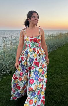 Juliet Maxi Dress ~ Charm Peony White Taffeta Floral Wedding Guest Dress Spring Summer, Garden Party Outfits, Garden Attire, Easter Maxi Dress, Floral Wedding Guest Dress, Garden Party Dresses, Wedding Guest Dress Spring, Movie Dresses, Garden Wedding Dress Guest