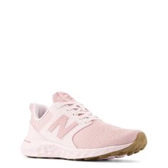 Enhance your performance and sporty style with these women's New Balance Fresh Foam SPT Lux V4 sea salt/angora running shoes. Boasting of breathable mesh upper, these athletic shoes have oversized 'N' logo at the side for authentic style, and lace-up closure for an adjustable fit. Ground Contact Fresh Foam midsole provides ultimate cushioning support while rubber outsole pods offer abrasion resistance. | New Balance Women's Fresh Foam SPT Lux V4 Running Shoe in Pink Granite/Orb Pink Size 6 Medium New Balance Athletic Shoes, Cute Running Shoes, Dress Sandals Flat, Pink Granite, Nike Original, Native Shoes, Pink Running Shoes, New Balance Fresh Foam, Nursing Shoes