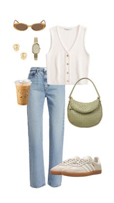 Casual Date Outfits Spring, Classy Artistic Outfits, Chic European Fashion, Park Day Outfit Summer, Casual Graduation Party Outfit, Cool Summer Day Outfit, Sicily Moodboard, Romantic Casual Outfit, Summer Business Casual Outfits Young Professional