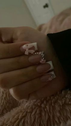 Nails Nail art Shorties Acrylic Nails, Shorties Nails, Latina Nails, Hard Nails, Girly Acrylic Nails, Short Square Acrylic Nails, Acrylic Nails Coffin Pink, Soft Nails, Long Square Acrylic Nails