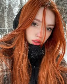 Dark Orange Hair, Natural Red Hair, Ginger Hair Color, Bright Red Hair, Hairstyles For Layered Hair, Copper Hair, Hair Inspiration Color, Orange Hair, Dream Hair