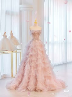 Pink Fairy Princess Wedding Dress, 16 Birthday Dresses Elegant, Princess Ball Gowns Pink, Party Ball Gown, Dreamy Prom Dress, Princess Prom Dresses Fairytale, Fairytale Dress Princesses Ball Gowns, Pink Princess Prom Dress