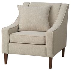 FLINSHULT Armchair, Beige With its durable upholstery, softly sloping armrests and cone-shaped wooden legs, this spacious armchair suits any room in the home. Made for comfortable relaxing after a long day at work. 10 year Limited warranty. Read about the terms in the warranty brochure. Flinshult Chair, Ikea Armchair, Beige Armchair, Arm Chairs Living Room, Fabric Armchairs, Cool Chairs, Comfortable Chair, Arm Chair, Room Designs