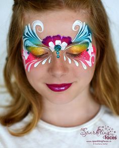 Kinderschminken bei der preisgekrönten Facepainterin und InstruktorinFarbenverkaufeine exklusive Auswahl professioneller Schminkfarben und ZubehörKurse Face Paint Party, Face Painting Flowers, Eye Face Painting, Leopard Makeup, Face Painting Tutorials