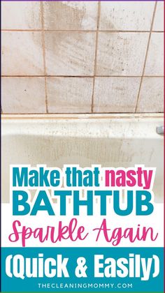 Are you looking for the easiest, most effective way to make your dirty bathtub shine? Check out this simple guide and get ready to enjoy a sparkling clean bathtub in no time! Read on for the best tips and tricks for cleaning a dirty bathtub like a pro. Click now to learn more! .. Best Way To Clean Tub, Bathtub Cleaner, Baking Soda And Lemon, Bathtub Tile, White Tub, Tub Surround